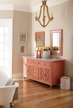 Chelsea Rectangular Mirror-Blue Hand Home