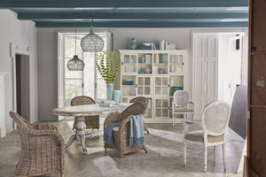 English Bookcase 2 Column-Blue Hand Home