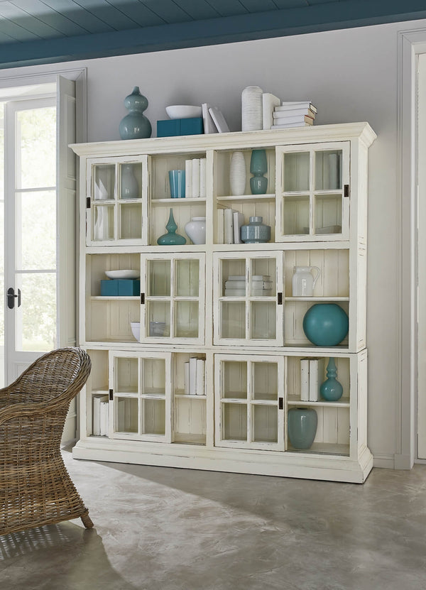 English Bookcase 2 Column-Blue Hand Home