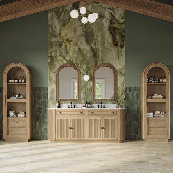 Kraton Arch Mirror-Blue Hand Home