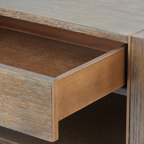 Karen 1-Drawer End Table-Blue Hand Home