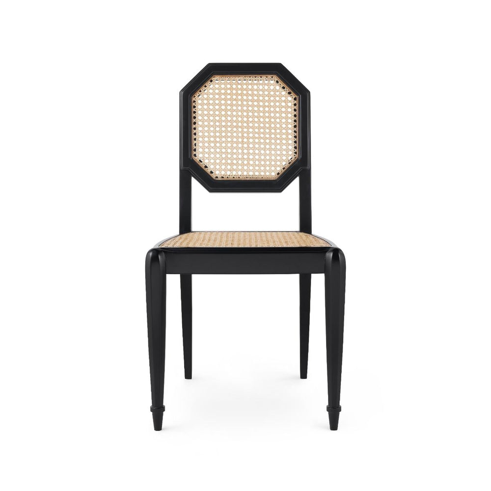 Leila Side Chair / Flat Black-Villa & House-Blue Hand Home