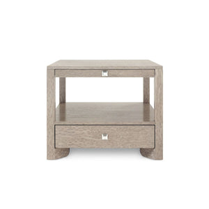 Lugano 1-Drawer Side Table / Taupe Gray-Villa & House-Blue Hand Home