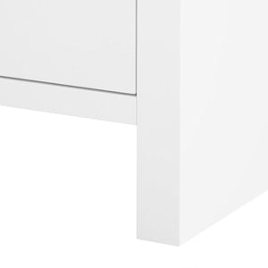 Morgan 3-Drawer Side Table / Chiffon White-Villa & House-Blue Hand Home