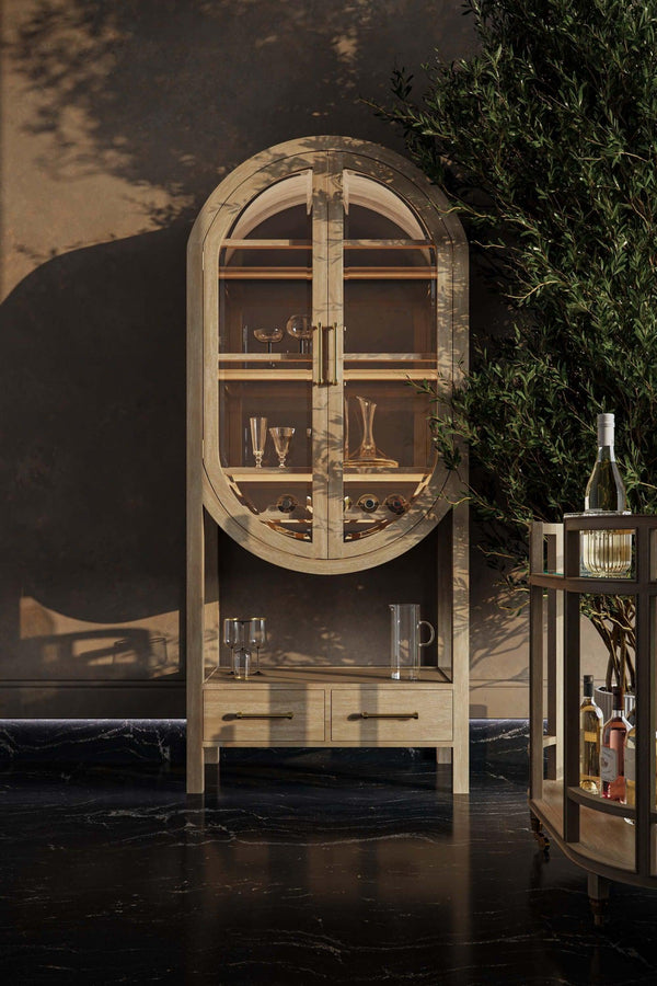 Napa Wine Cabinet-Blue Hand Home