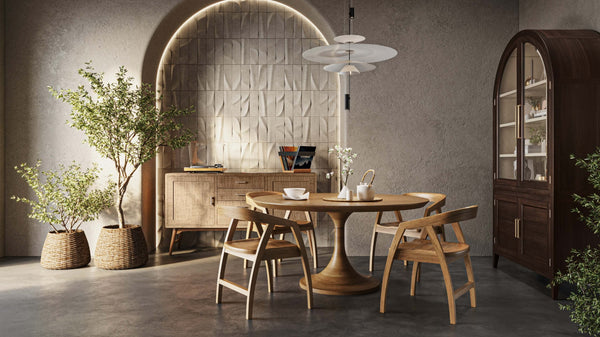 Wright Chair In Antique French Oak-Blue Hand Home