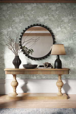 Kraton 2 Drawer Pedestal Console Table-Blue Hand Home