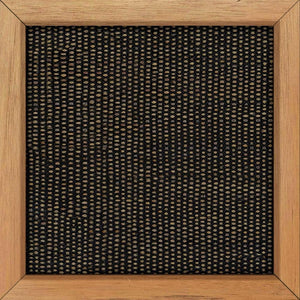 Rattan Black Wash Solid Weave-Blue Hand Home