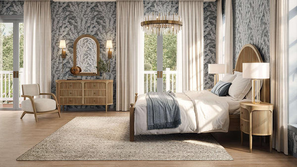 Kraton Arch Mirror-Blue Hand Home