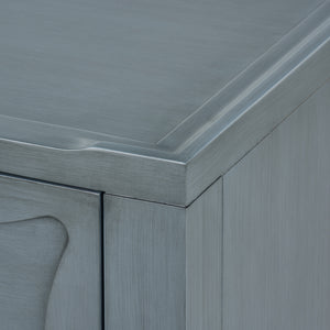 Sara 3-Drawer End Table-Blue Hand Home