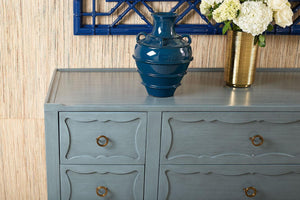 Sara Extra Large 9-Drawer Cabinet-Blue Hand Home