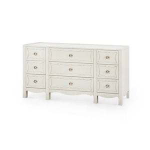 Sara Extra Large 9-Drawer Cabinet-Blue Hand Home