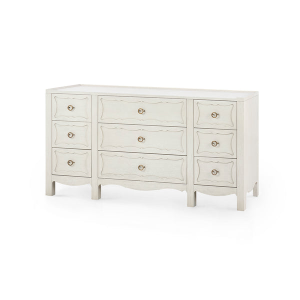 Sara Extra Large 9-Drawer Cabinet-Blue Hand Home