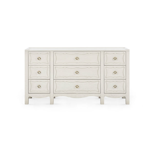 Sara Extra Large 9-Drawer Cabinet-Blue Hand Home