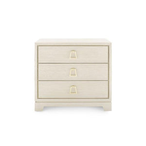 Stanford 3-Drawer Side Table-Blue Hand Home
