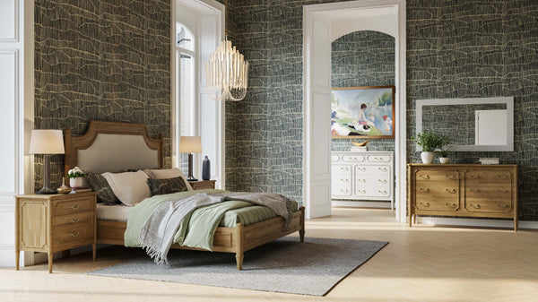 Bilbao Mirror In True White-Blue Hand Home