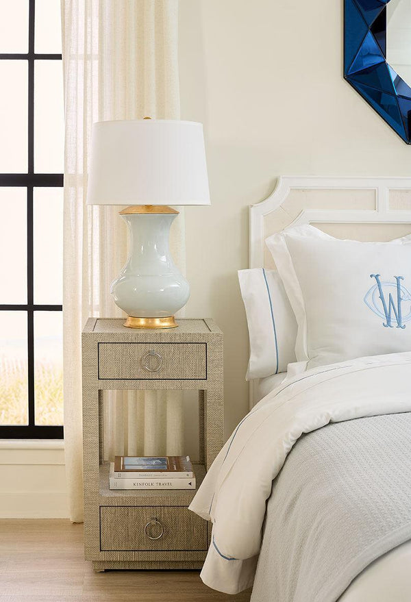 Thiri Lamp Without Shade-Blue Hand Home