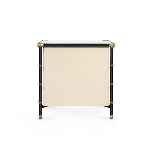 Toulon 3-Drawer Side Table-Blue Hand Home