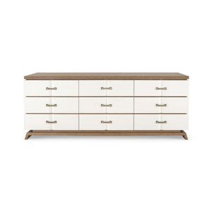 Tristan Extra Wide Large 9-Drawer-Blue Hand Home