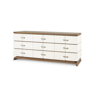 Tristan Extra Wide Large 9-Drawer-Blue Hand Home