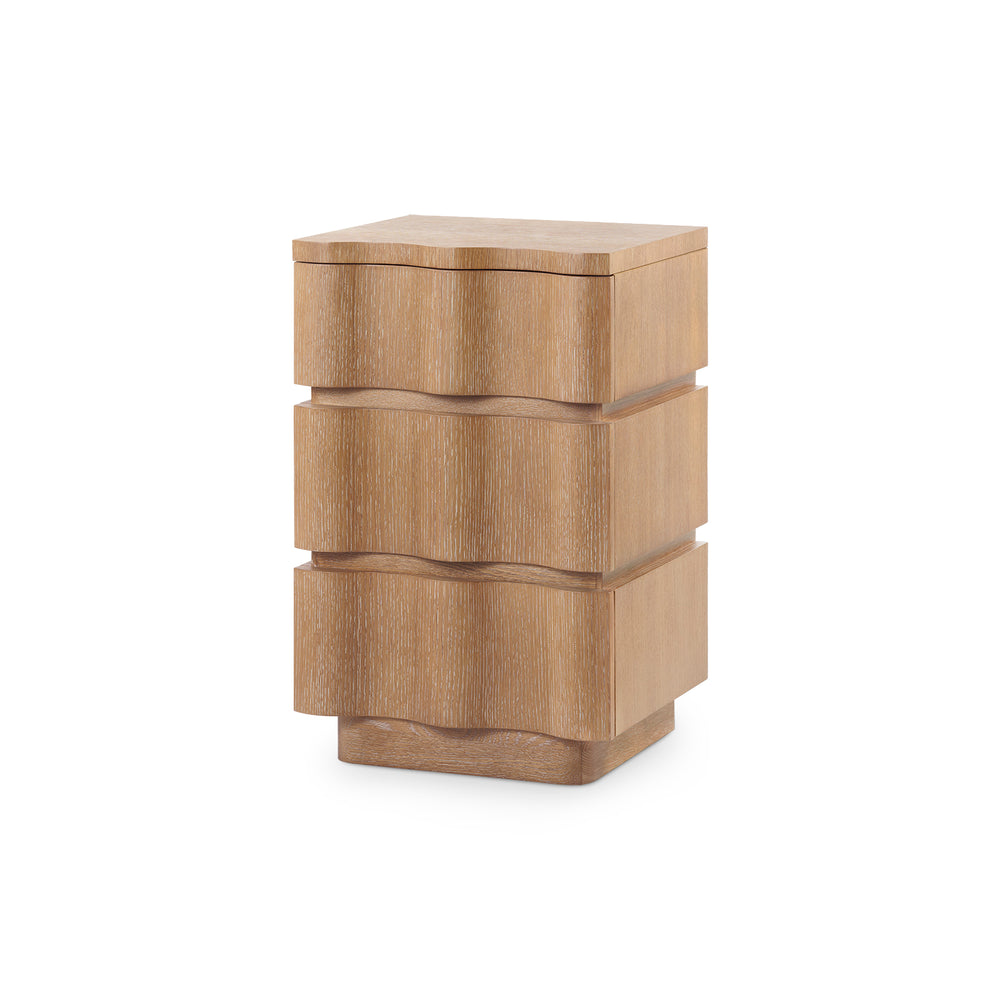 Vanessa Small 3-Drawer End Table-Blue Hand Home
