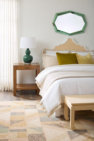 Victoria King Headboard With Ryder Bed Frame-Blue Hand Home