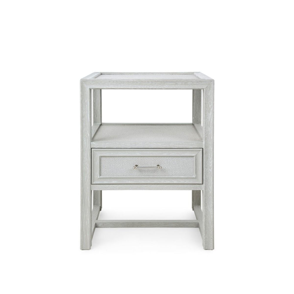 Vivian 1-Drawer Side Table / Soft Gray-Villa & House-Blue Hand Home
