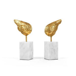 Wings Statue / Gold Leaf-Villa & House-Blue Hand Home