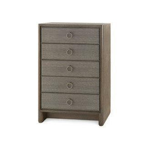 Wesley Tall 5-Drawer-Blue Hand Home