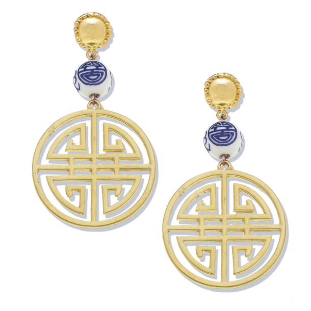 Selah Cross Earrings: Susan Shaw