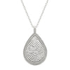 Anna Beck Long Beaded Double Sided Teardrop Necklace - Silver and Gold-Anna Beck Jewelry-Blue Hand Home