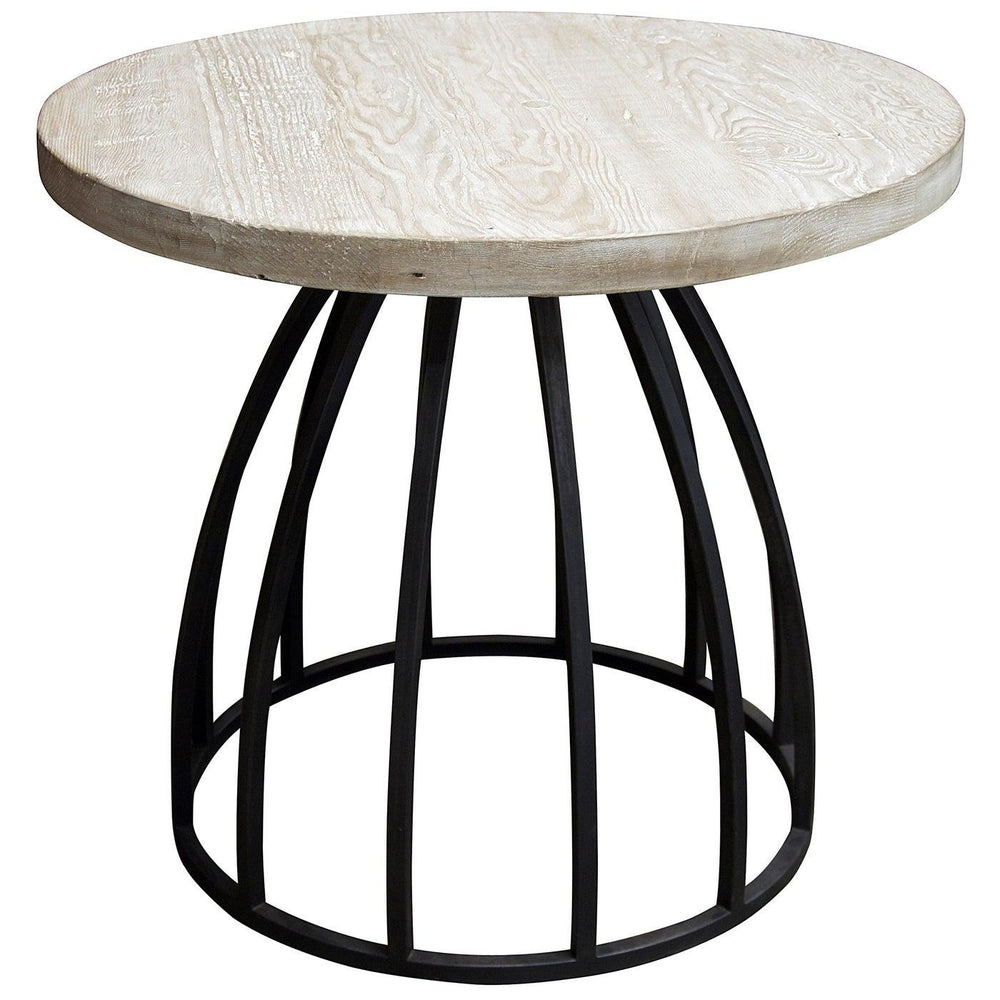 Billy Side Table, Reclaimed Lumber Top-CFC Furniture-Blue Hand Home