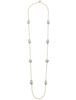Susan Shaw Gold Chain w/ Grey Genuine Freshwater Baroque Pearls-Susan Shaw Jewelry-Blue Hand Home
