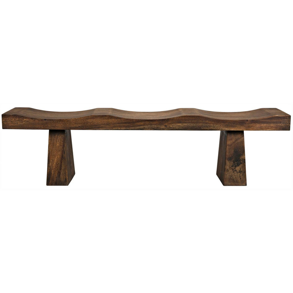 Shibumi Bench, Munggur Wood-Noir Furniture-Blue Hand Home