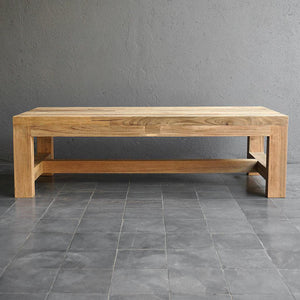 Reclaimed Teak Outdoor Cocktail Table-Organic Restoration-Blue Hand Home