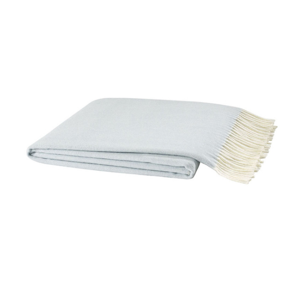 Italian Herringbone Throw-Lands Downunder-Blue Hand Home