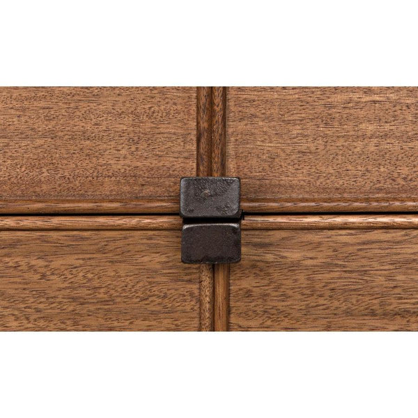 Noir Bourgeois Sideboard w/ Metal Base, Dark Walnut-Noir Furniture-Blue Hand Home