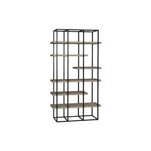 Cedron Bookcase, Small, Reclaimed Lumber Shelves-CFC Furniture-Blue Hand Home