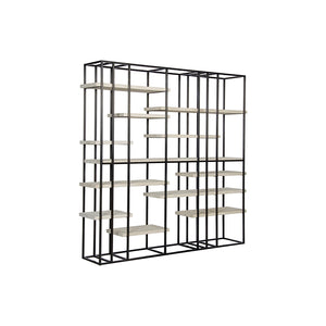 Cedron Bookcase, Large, Reclaimed Lumber Shelves-CFC Furniture-Blue Hand Home