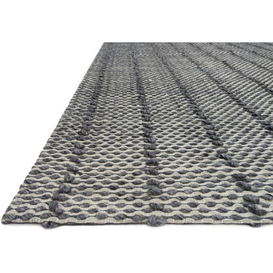 Elliston Rug Magnolia Home by Joanna Gaines - Charcoal-Loloi Rugs-Blue Hand Home