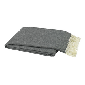 Italian Herringbone Throw-Lands Downunder-Blue Hand Home