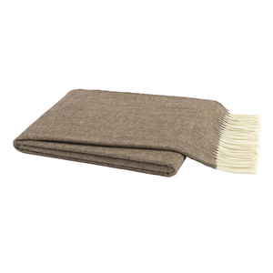 Italian Herringbone Throw-Lands Downunder-Blue Hand Home