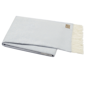 Italian Herringbone Throw-Lands Downunder-Blue Hand Home