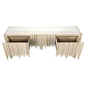 Noir Desdemona Sideboard, Bleached Elm-Noir Furniture-Blue Hand Home