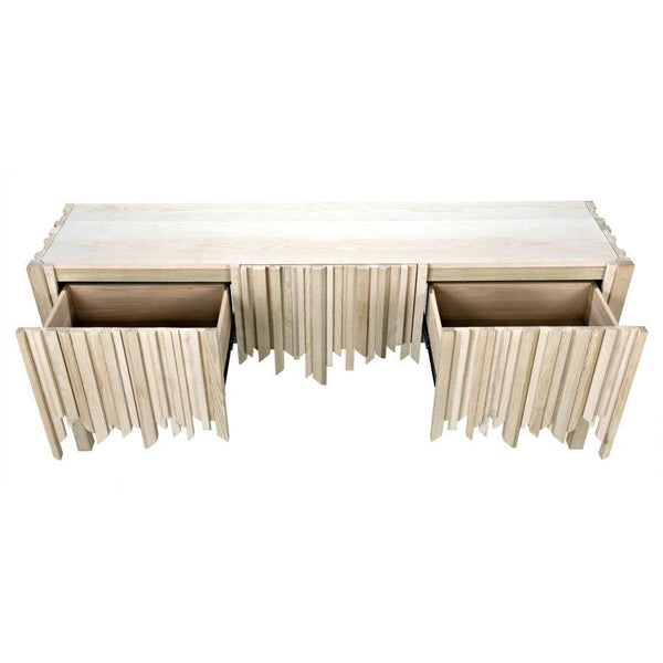 Noir Desdemona Sideboard, Bleached Elm-Noir Furniture-Blue Hand Home