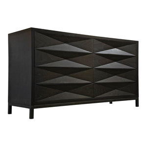 Diamante 8 Drawer dresser, Walnut-CFC Furniture-Blue Hand Home