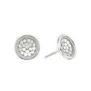 Anna Beck Dish Stud Earrings - Silver