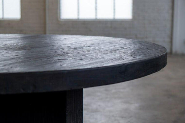 T Base 48 Dining Table (Reclaimed Elm)-Blue Hand Home