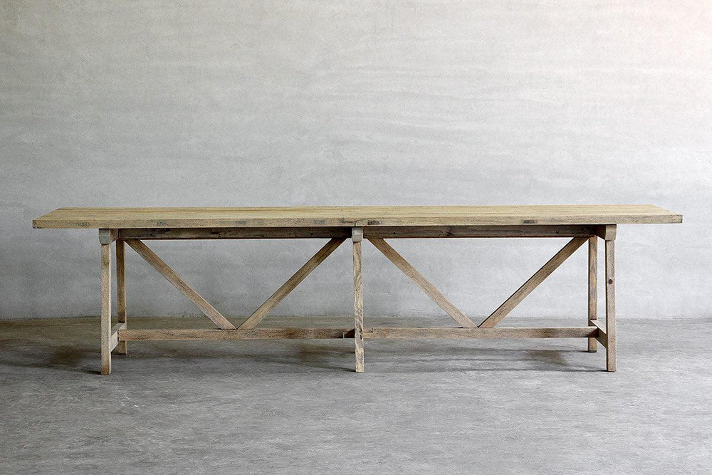 Reedition French Farm Table-Blue Hand Home