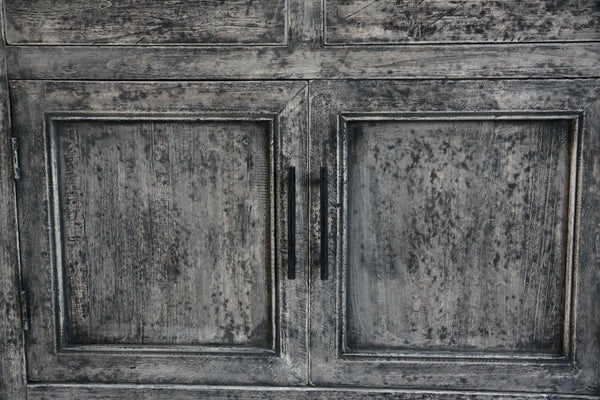 Bedside Cabinet In Reclaimed Wood-Organic Restoration-Blue Hand Home